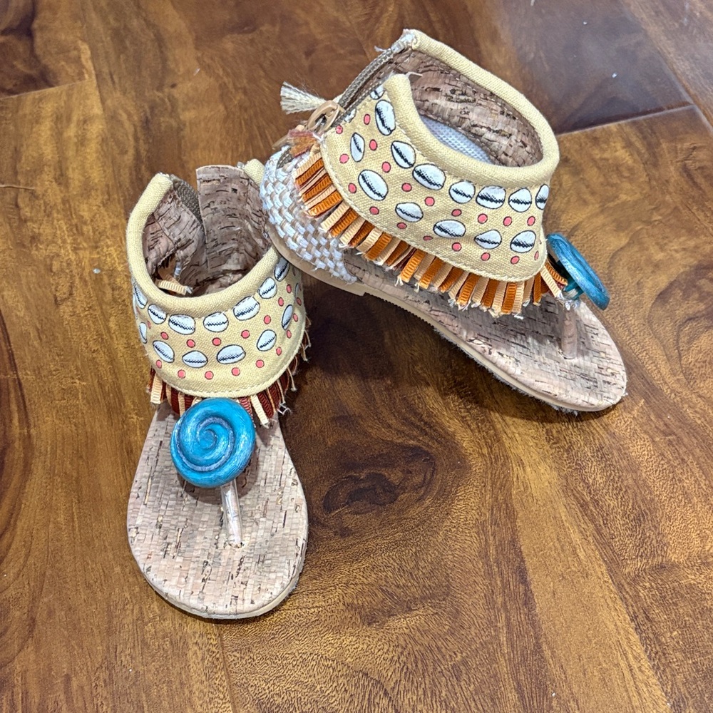 Moana Fringe Dress up Sandals